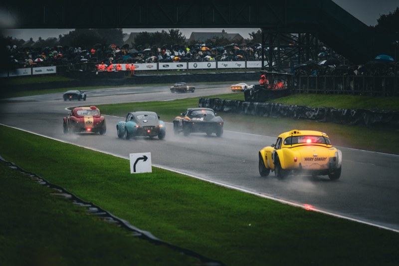 Goodwood racing in the rain