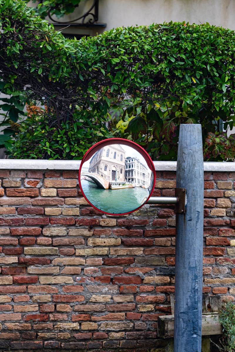 venice canal reflection